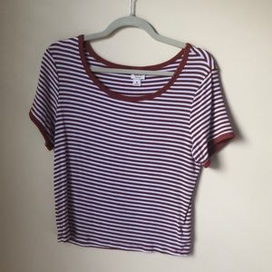 Striped Crop Top
